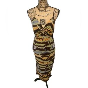 Acid wash peep hole dress, new never worn no tags size 6